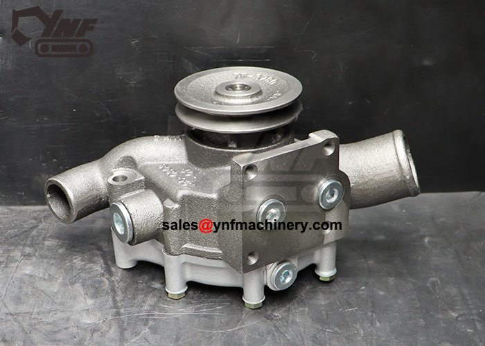 Excavator engine cooling water pump