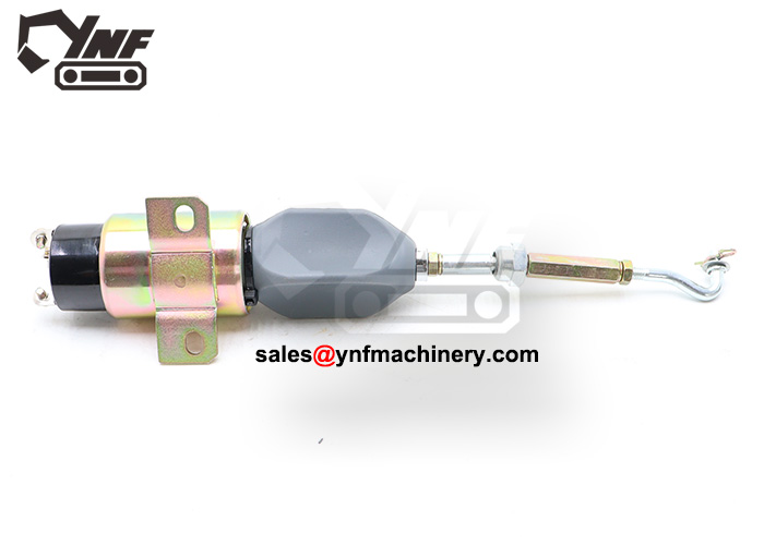 Diesel fuel shutoff solenoid