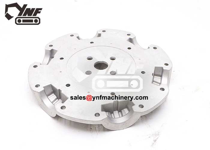 Excavator fan hub plate