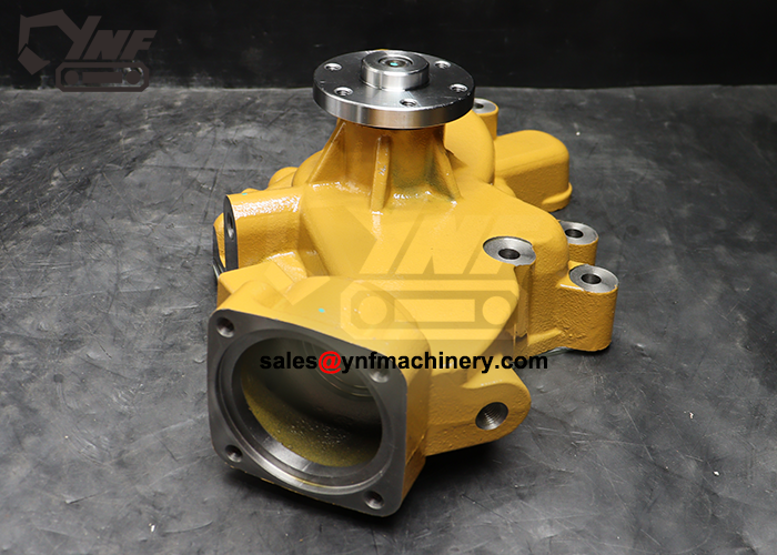 Excavator engine cooling pump