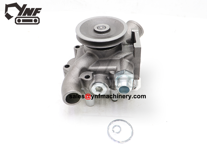 Excavator engine water circulation pump