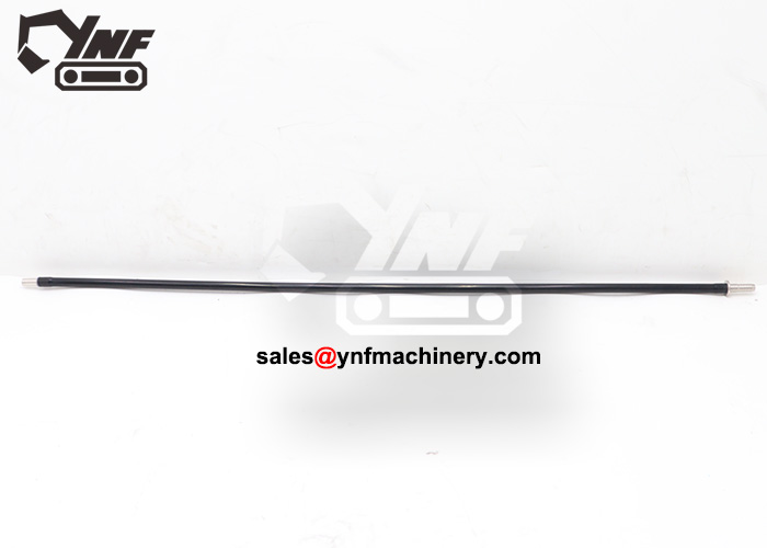 Oil gauge protective pipe for 6D107 engine