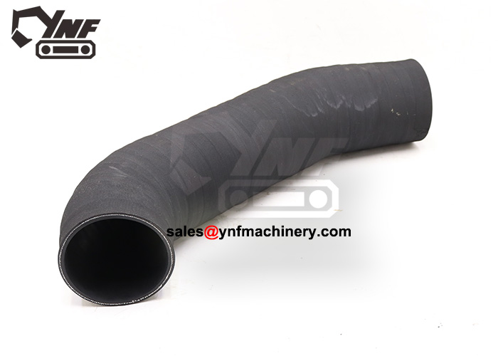 Excavator engine intake system hose