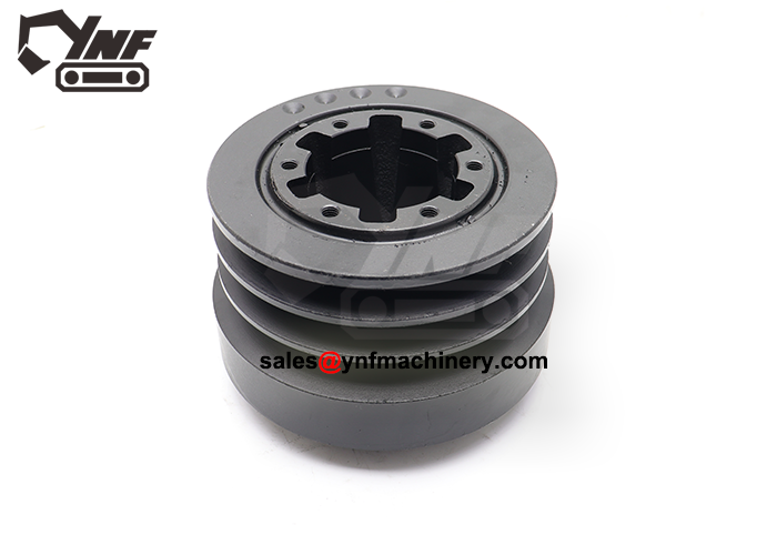 Heavy duty crankshaft belt pulley