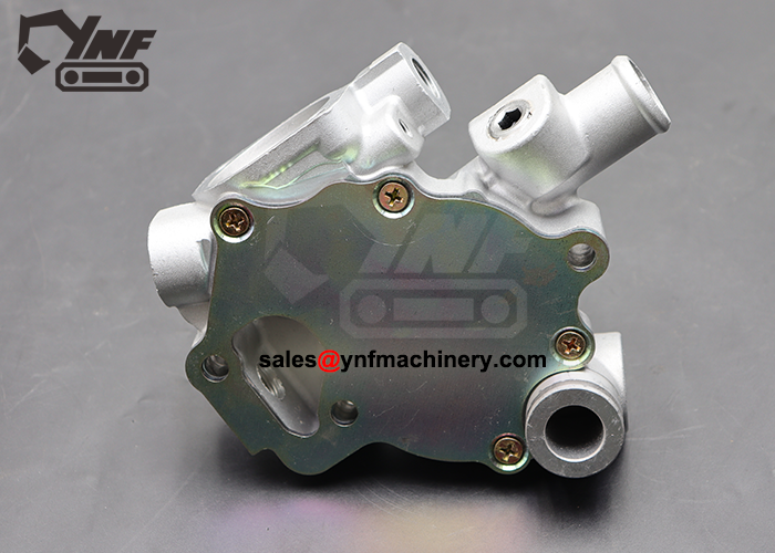 Excavator cooling system water pump