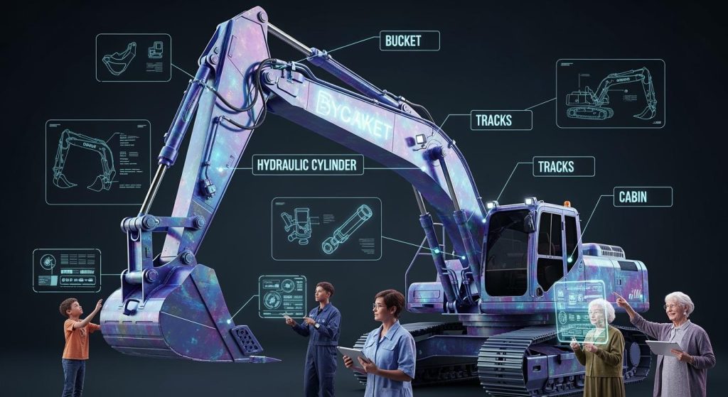 220LC-9S excavator parts made easy for everyone