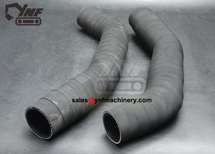 Excavator lower radiator hose