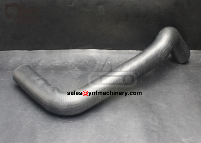 Excavator lower water hose