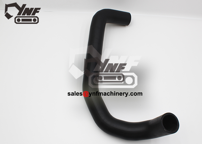 Excavator radiator down hose