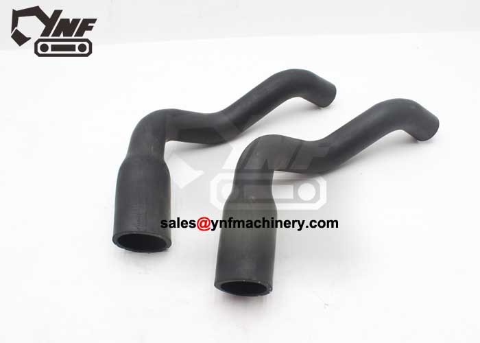 Excavator radiator inlet hose