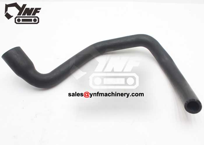 Excavator radiator outlet hose