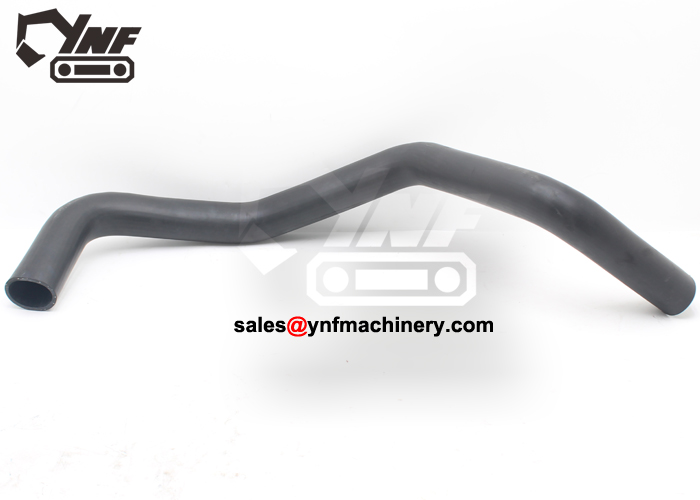 Excavator radiator outlet hose