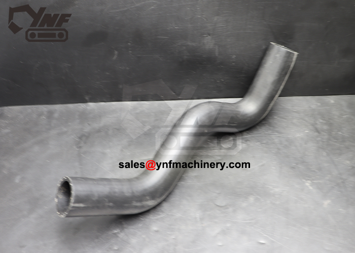 Reinforced rubber lower radiator hose