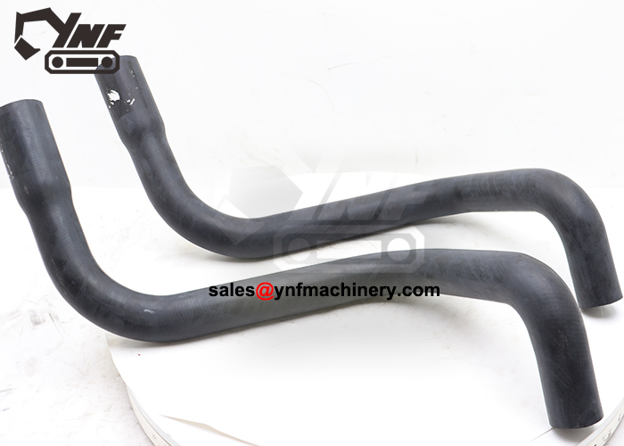 Reinforced rubber lower radiator hose