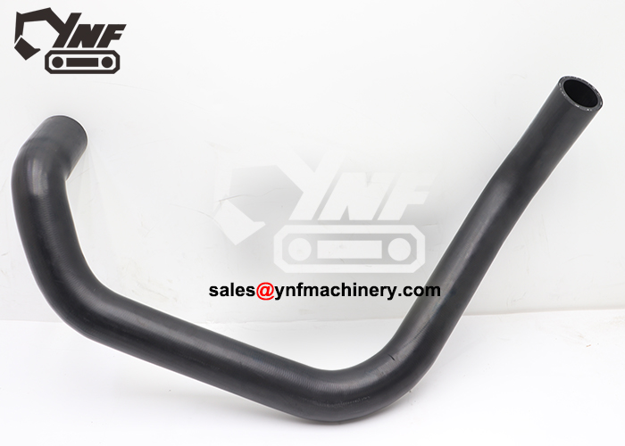 Reinforced rubber lower radiator hose