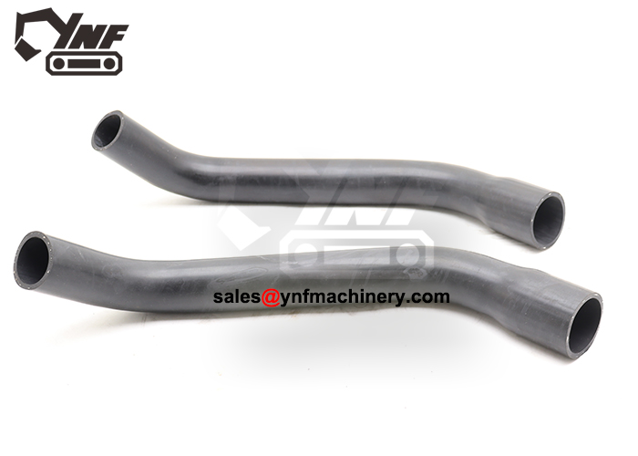 Excavator upper water hose