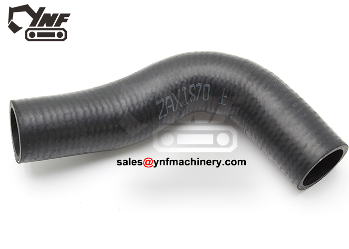 Excavator engine cooling hose