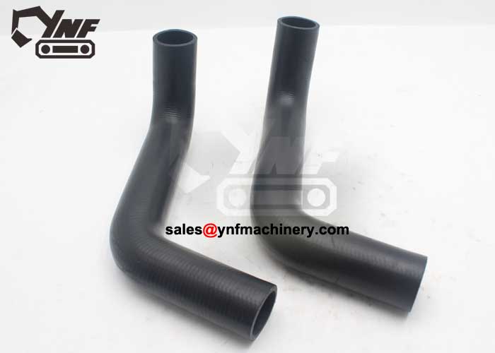Excavator engine cooling hose