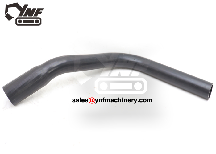 Excavator engine cooling hose