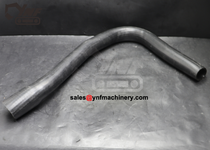 Excavator engine cooling hose