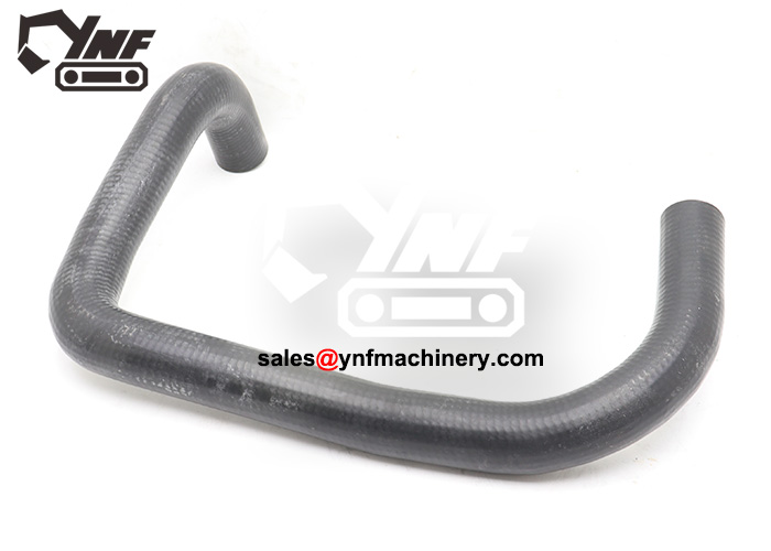 Excavator lower water hose