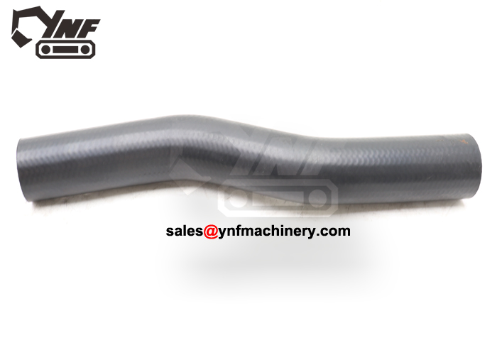 Excavator lower water hose