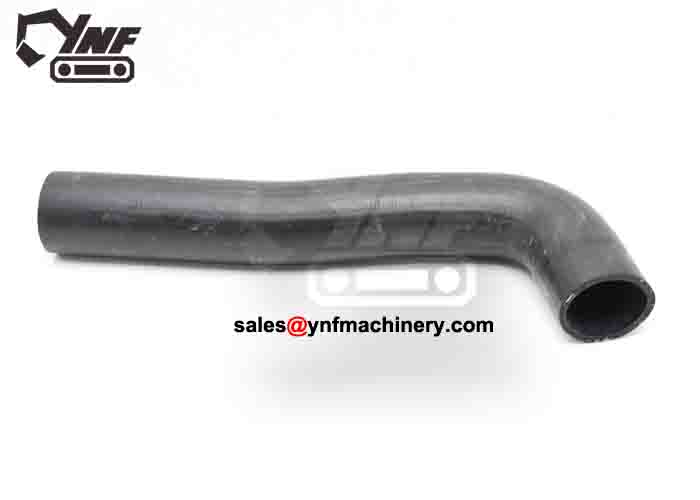 Excavator lower water hose