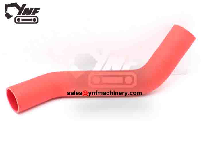 Excavator upper water hose