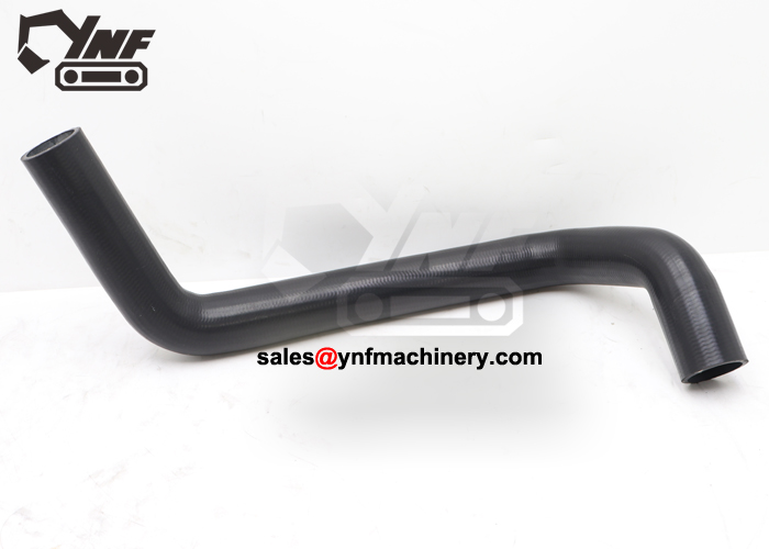 Reinforced rubber lower radiator hose