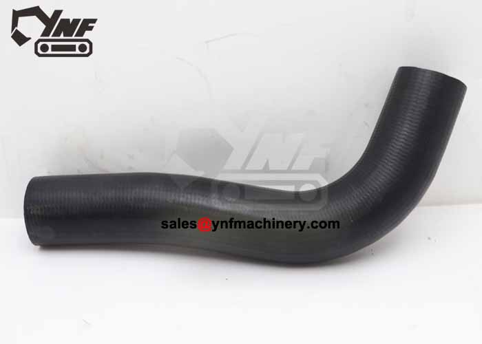 Excavator engine cooling hose
