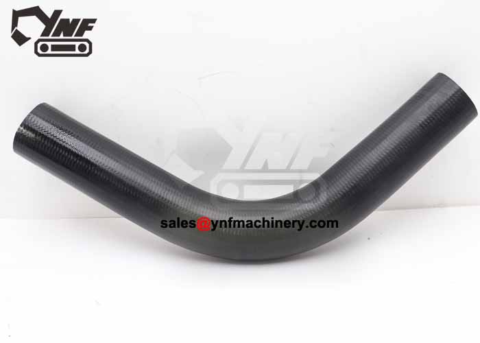 Excavator engine cooling hose