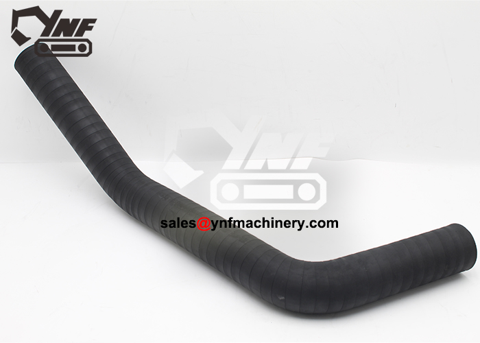Excavator upper water hose