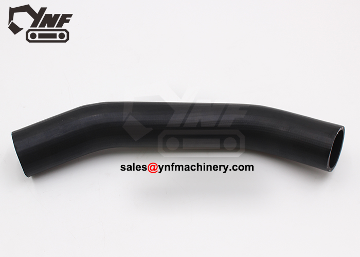 Excavator upper coolant hose