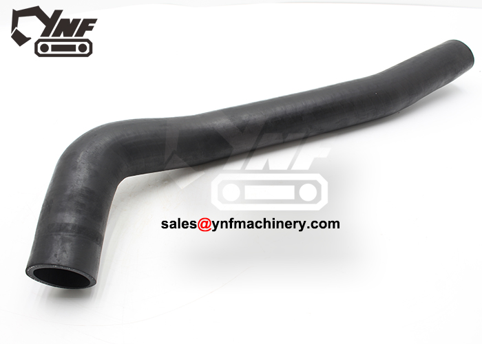 Excavator middle coolant hose