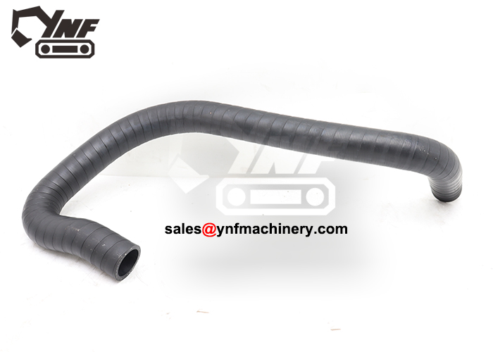 Excavator lower coolant hose