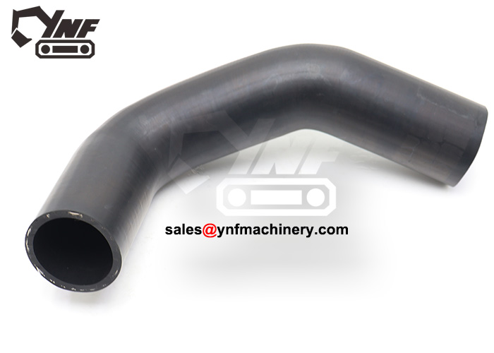 Excavator upper coolant hose