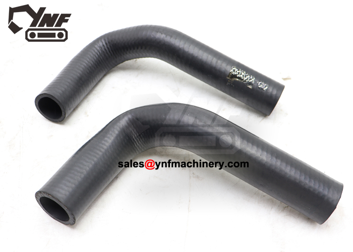 Reinforced rubber radiator hose