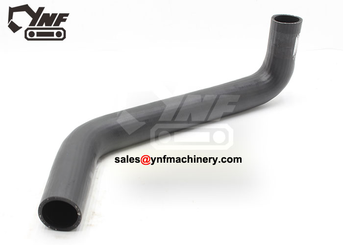 Excavator upper coolant hose