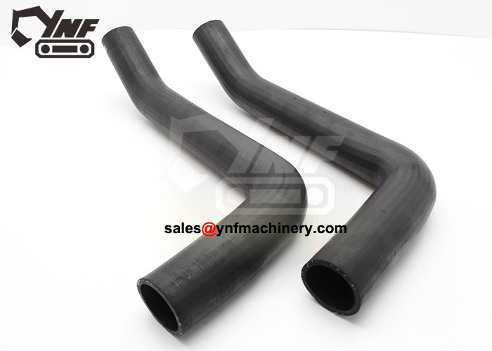 Excavator upper coolant hose
