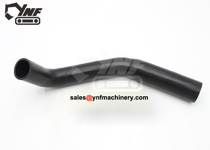 Excavator engine cooling hose