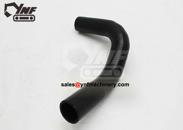 Excavator engine cooling hose