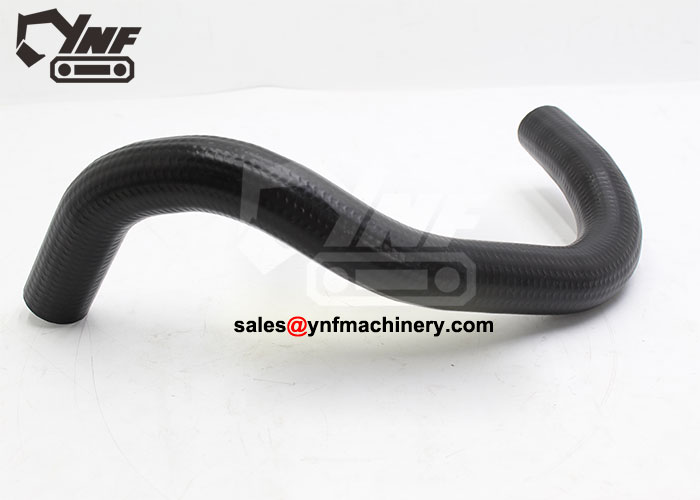 Excavator engine cooling hose