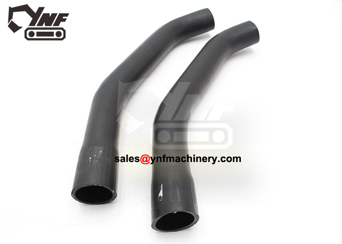 Excavator upper coolant hose