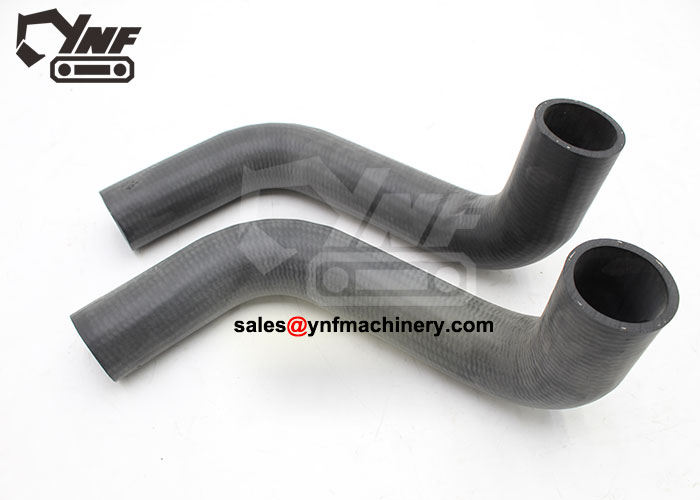 Excavator radiator inlet hose