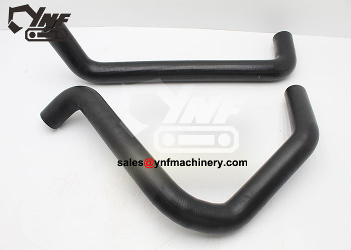 Excavator radiator hose kit