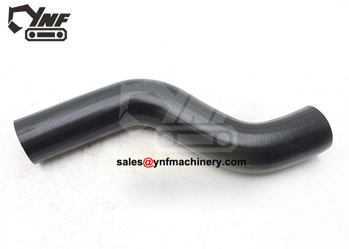 Excavator engine coolant hose