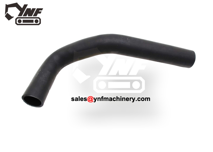 Excavator upper water hose