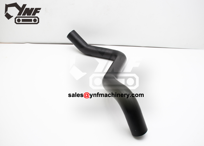 Excavator lower water hose