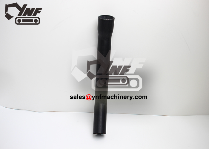 Excavator coolant return hose