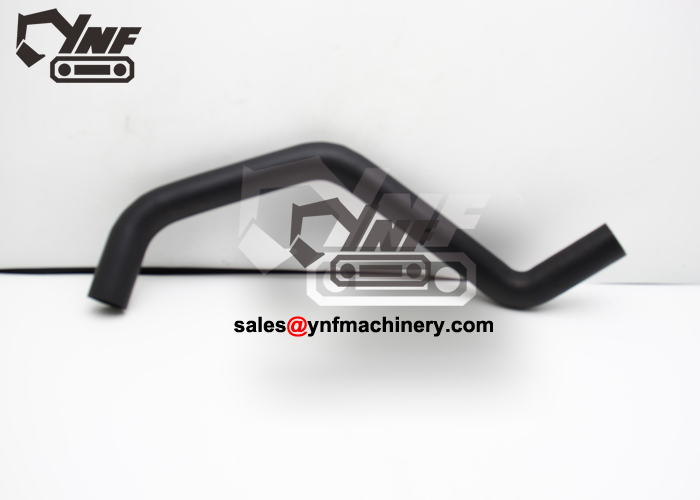 Excavator lower water hose